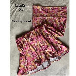 LulaRoe full length maxi skirt